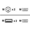 Raritan Computer 6' Premium USB/VGA for Raritan SwithMan USB KVM Switch CSWUSB18